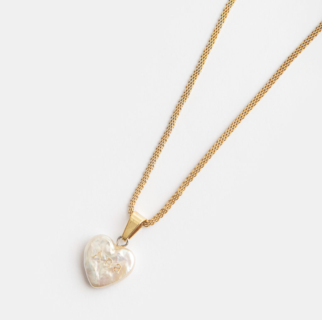 COLLAR MARNIE GRABADO ORO