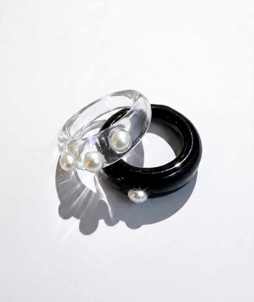 Set de 2 anillos Tormenta